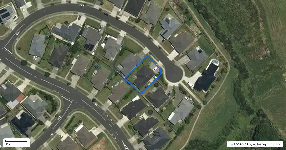Property context map for 12 Muirhill Place, Pokeno
