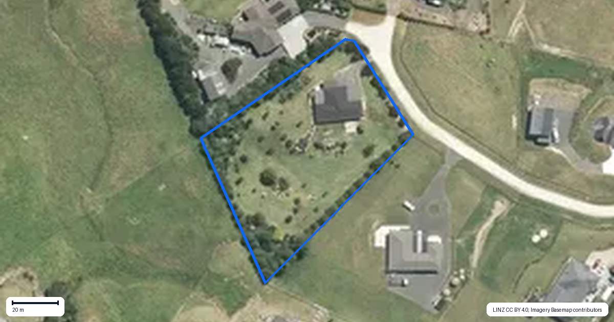 Property context map for 19 Bordeaux Place, Te Kauwhata