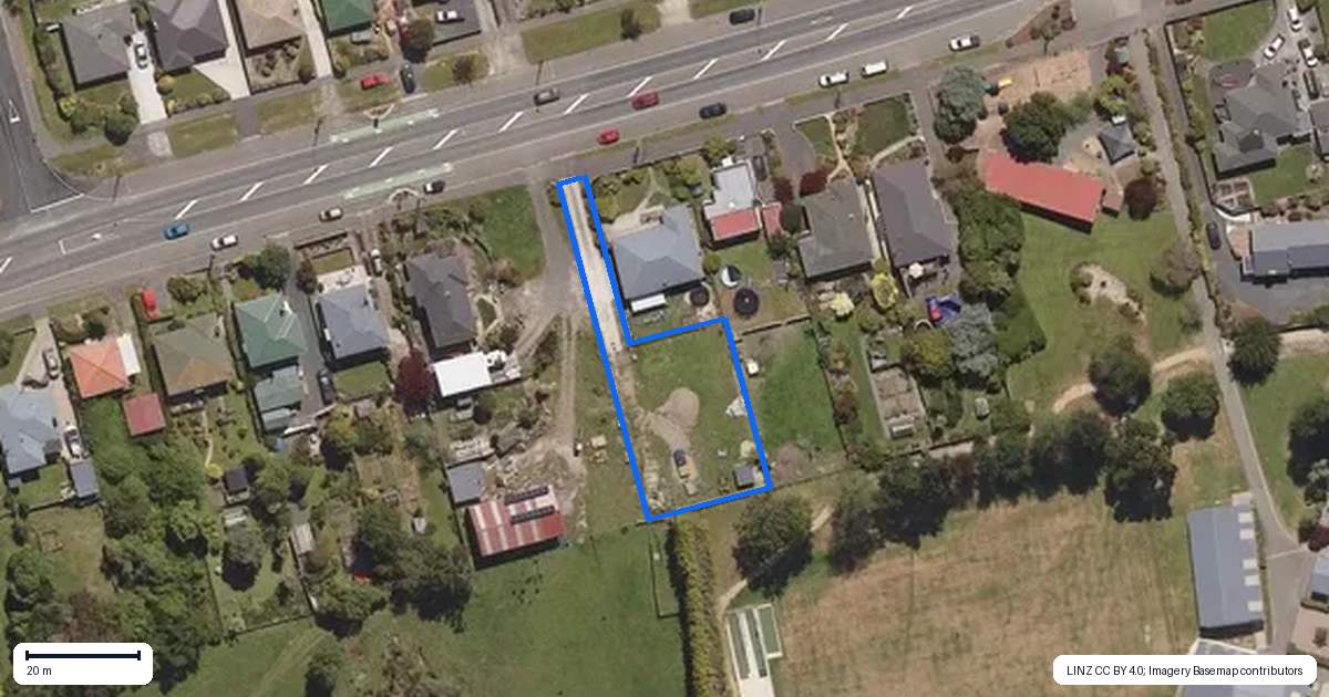 Property context map for 127A Main Road, Fairfield, Dunedin
