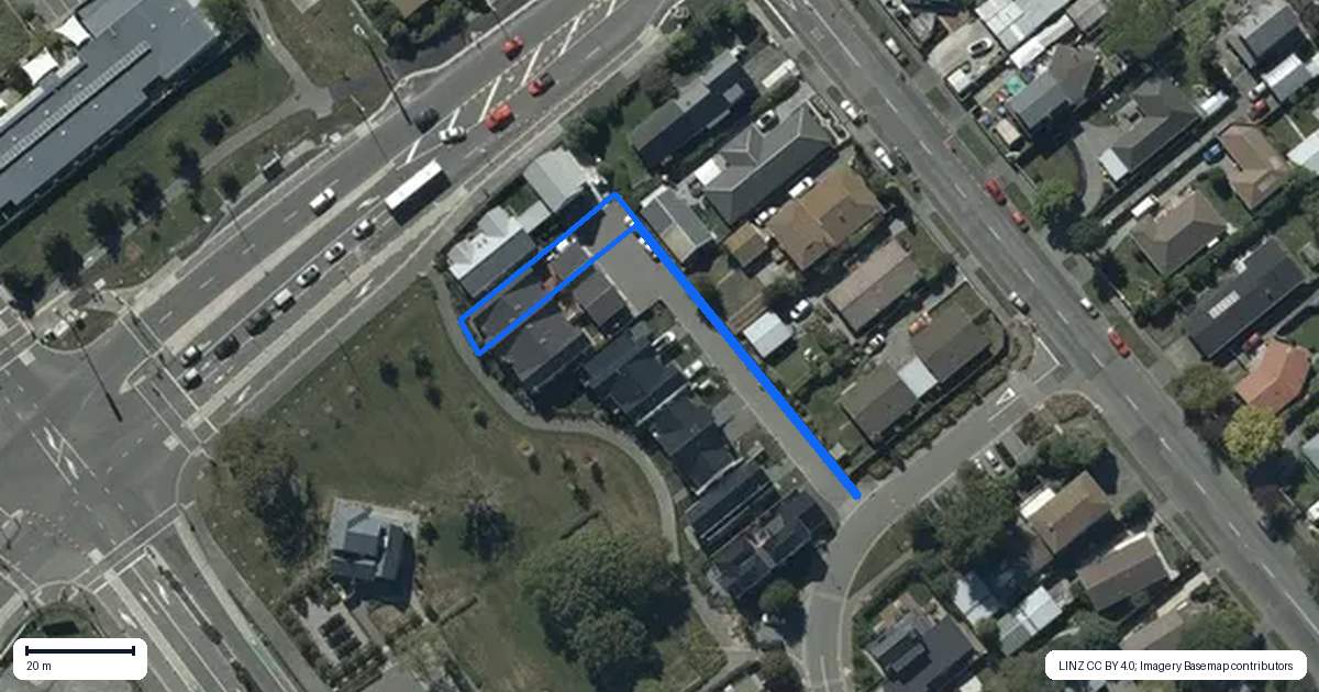 Property context map for 17 Holmes Hanover Lane, Halswell, Christchurch