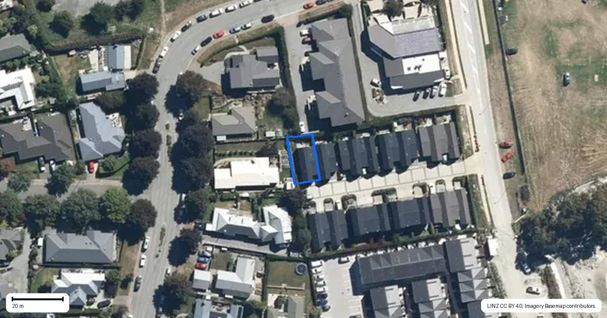 Property context map for 15/39 Cherry Blossom Avenue, Frankton, Queenstown