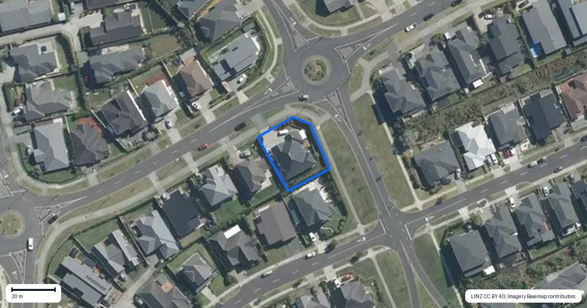 Property context map for 8 Manuel Road, Silverdale