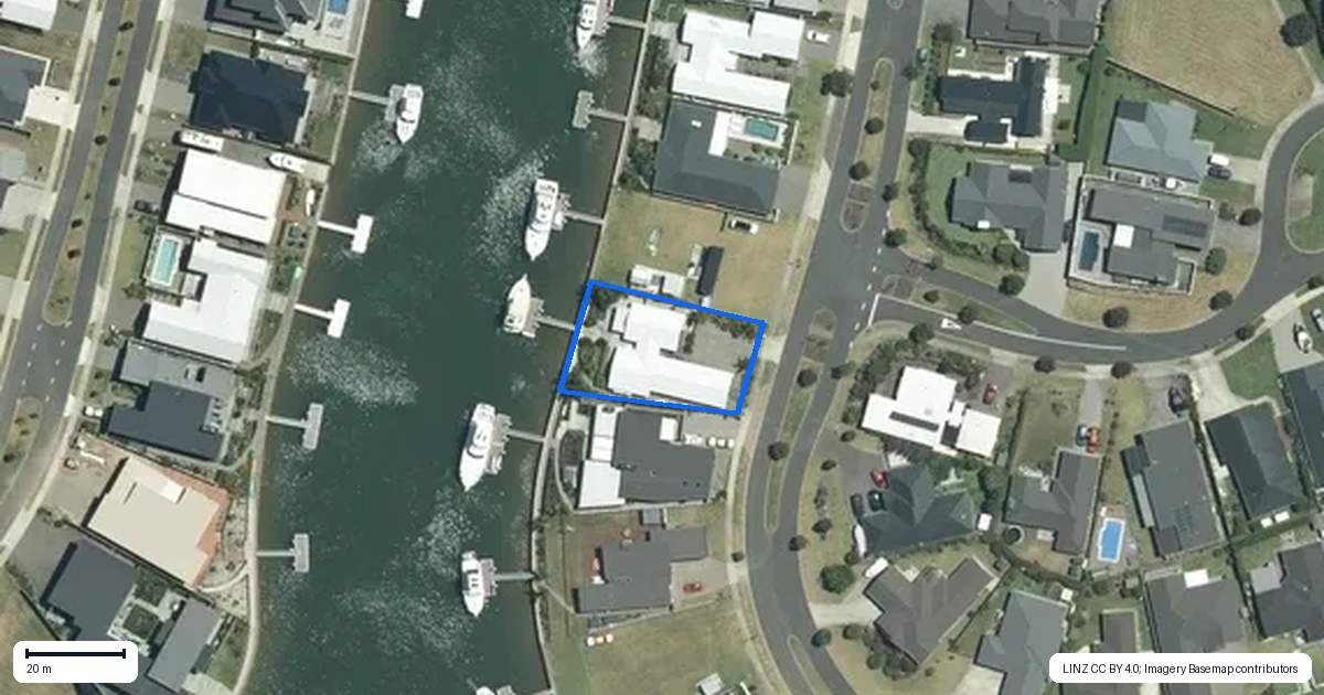 Property context map for 69 Leeward Drive, Whitianga