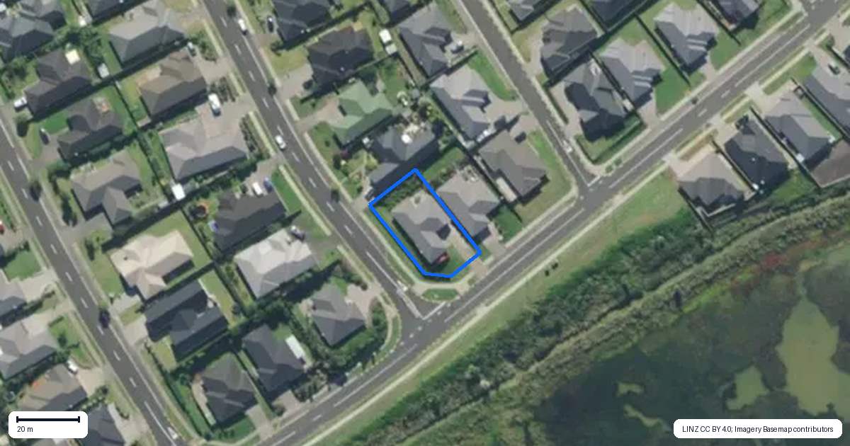 Property context map for 29 Lake Drive, Tikipunga, Whangarei