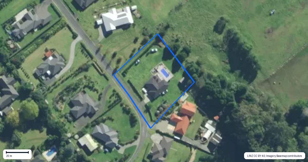 Property context map for 5 Hoults Way, Kerikeri