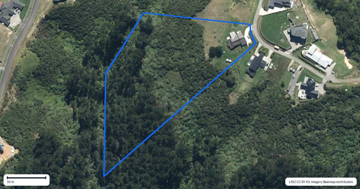 Property context map for 167 Solway Road, Whitford