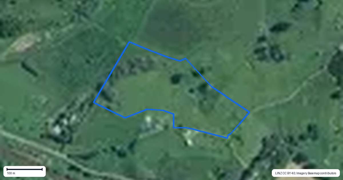 Property context map for 141C Oram Road, Mercer