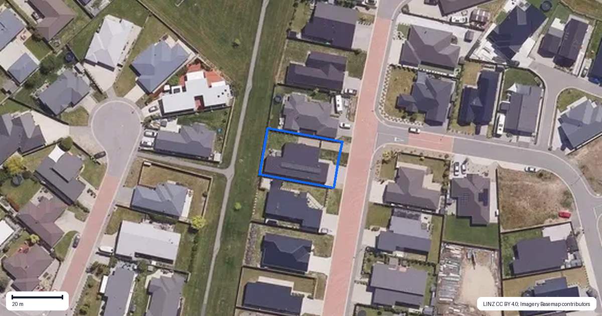 Property context map for 9 Neason Place, Cromwell