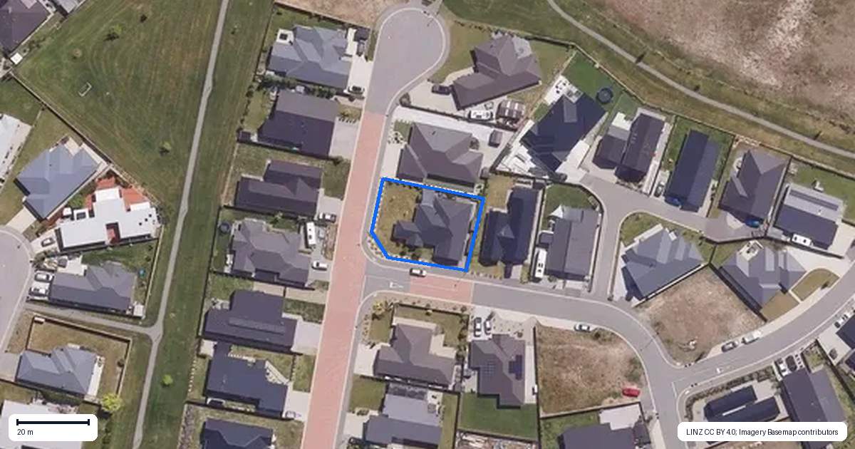 Property context map for 12 Neason Place, Cromwell