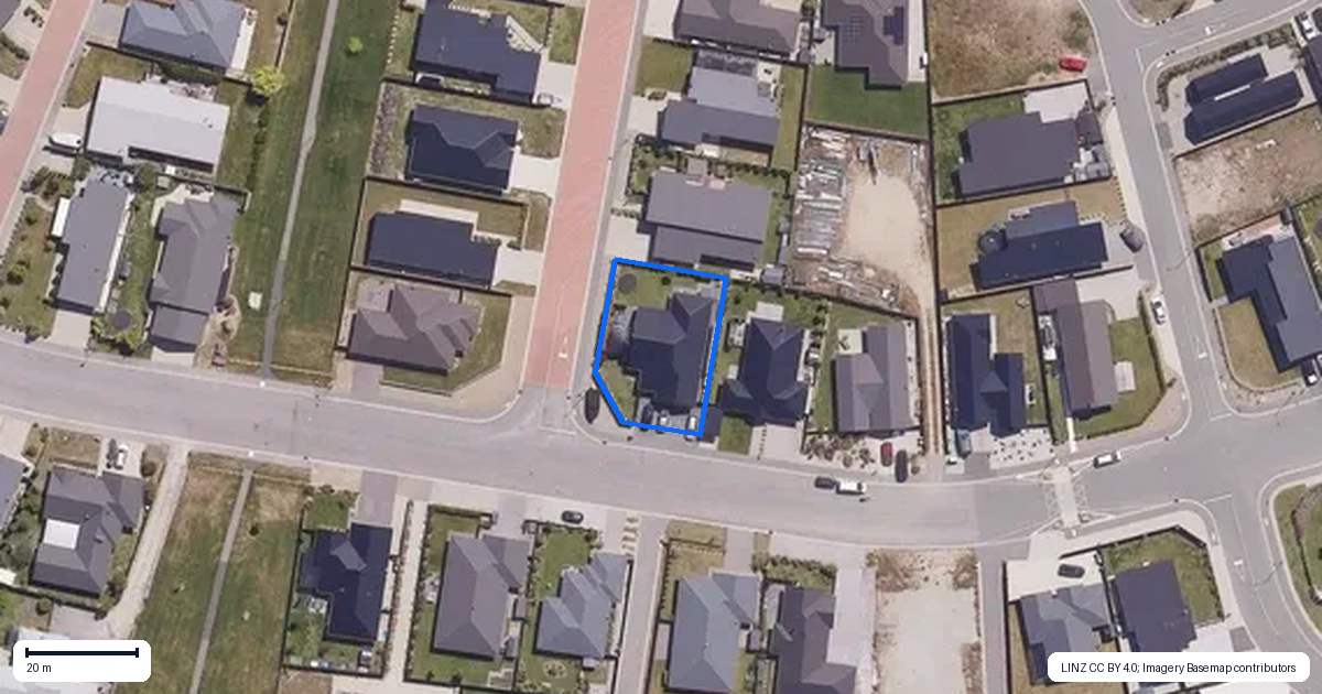 Property context map for 28 Olds Crescent, Cromwell