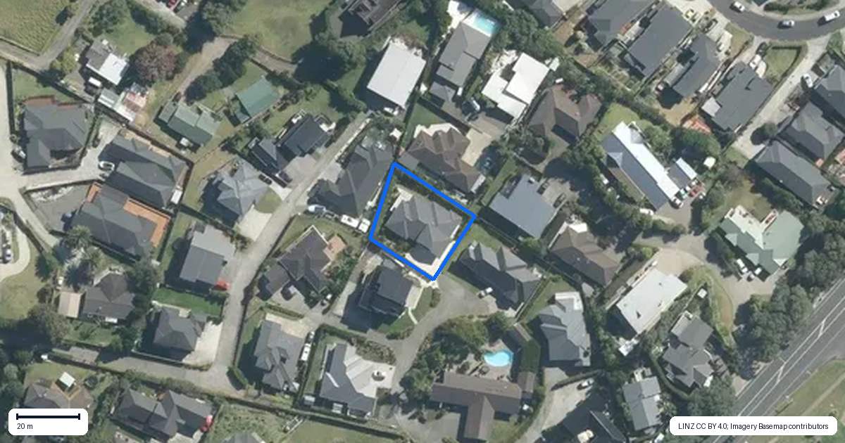 Property context map for 12 Ridgeview Close, Red Beach, Whangaparaoa