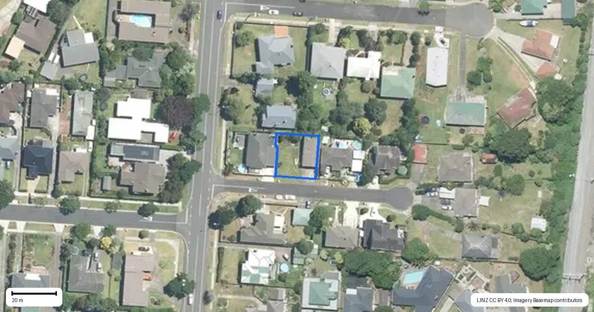 Property context map for 2A Hamilton Place, Pukekohe