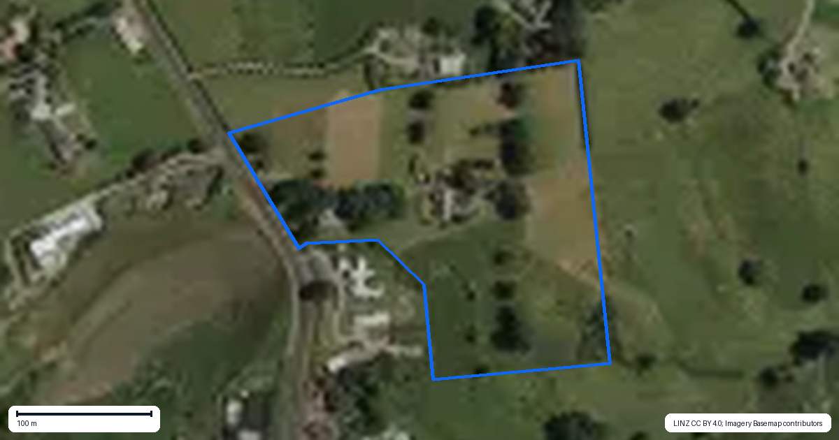 Property context map for 43 Bowman Road, Whatawhata, Hamilton