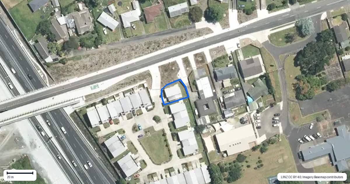 Property context map for 1/46 Park Estate Road, Rosehill, Papakura