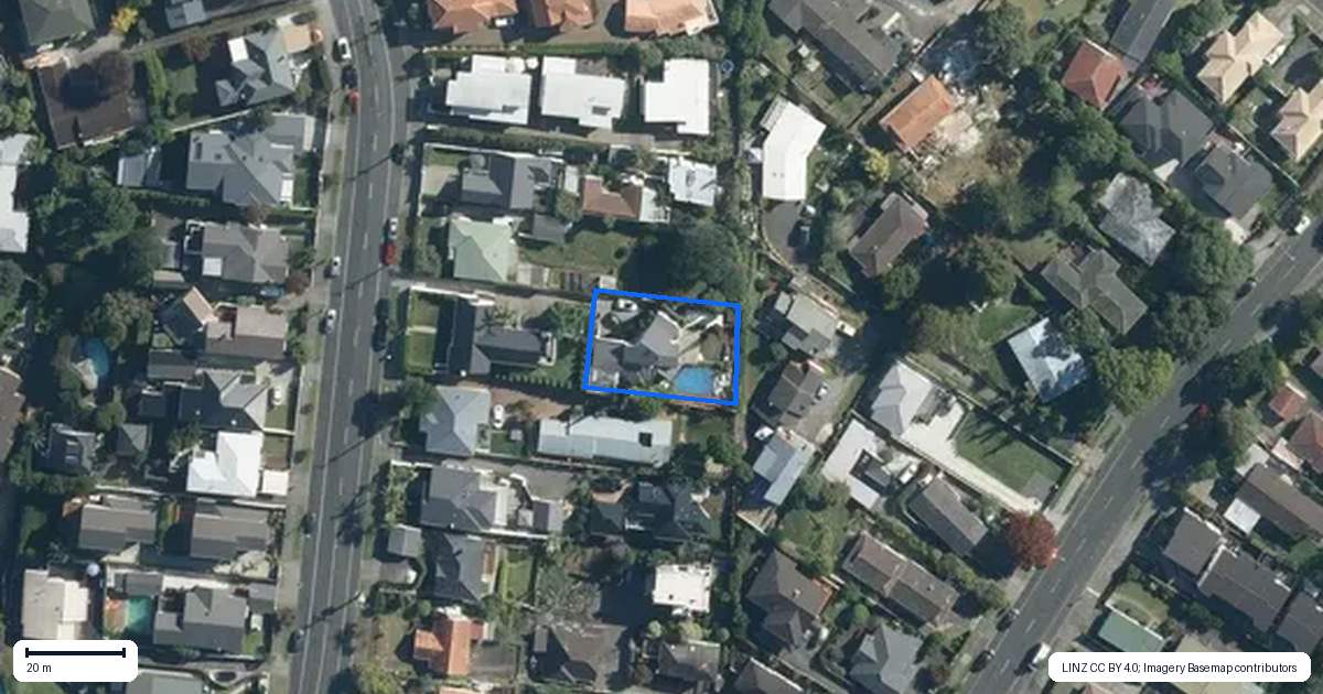 Property context map for 60A Koraha Street, Remuera, Auckland