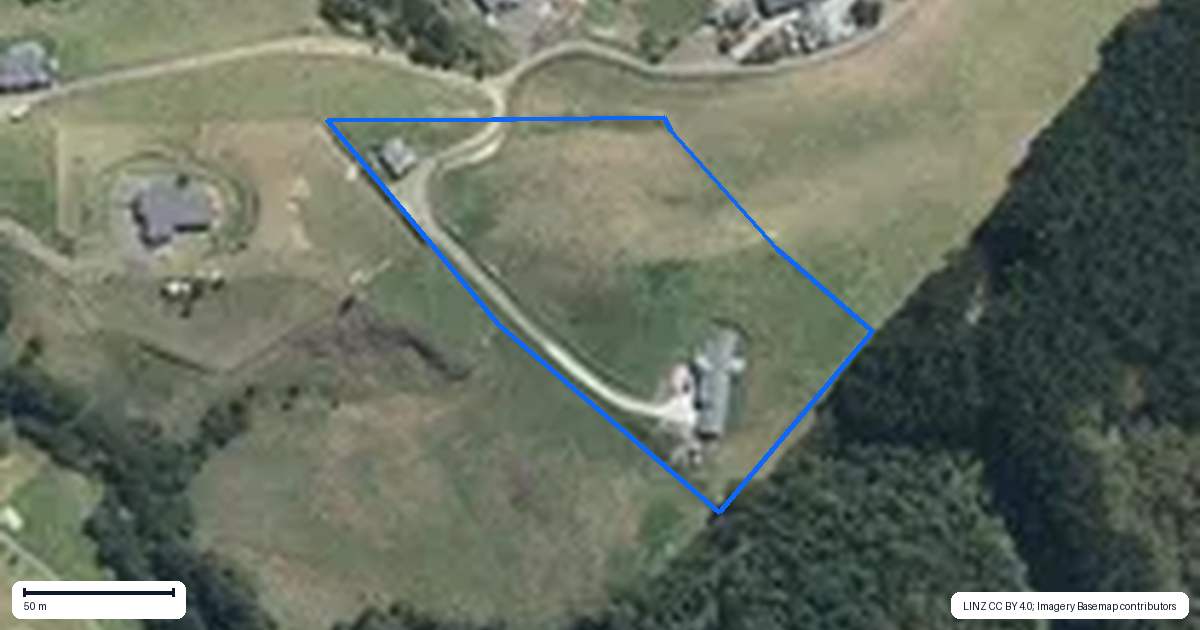 Property context map for 122 Cameron Way, Makarau, Warkworth