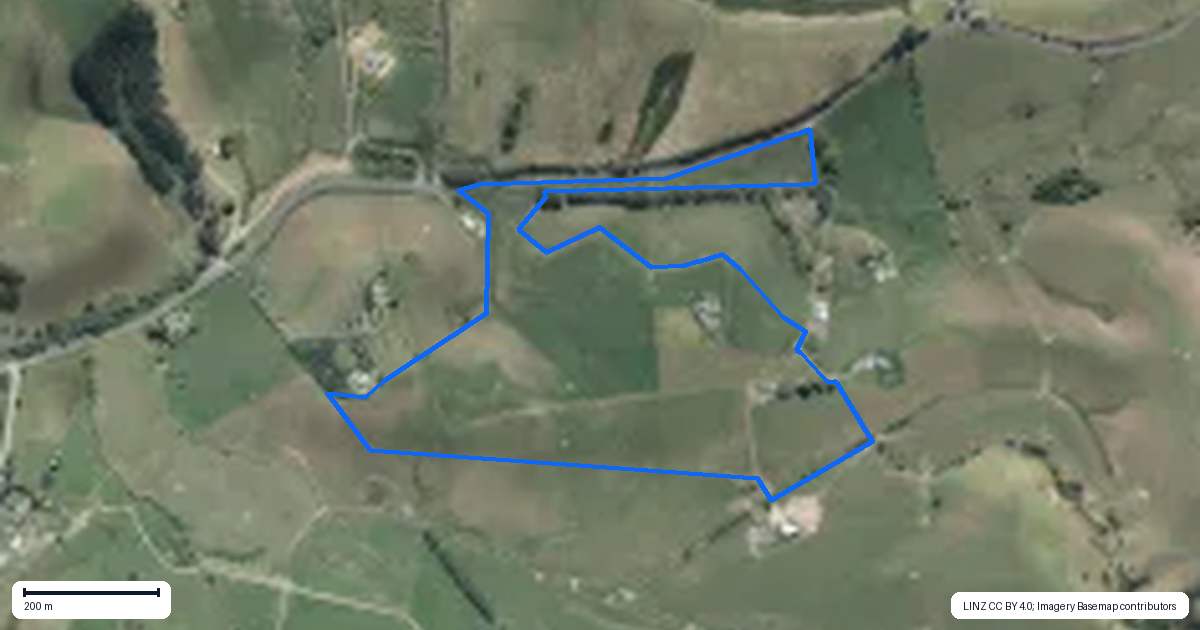 Property context map for 1191 Clevedon-Kawakawa Road, Kawakawa Bay