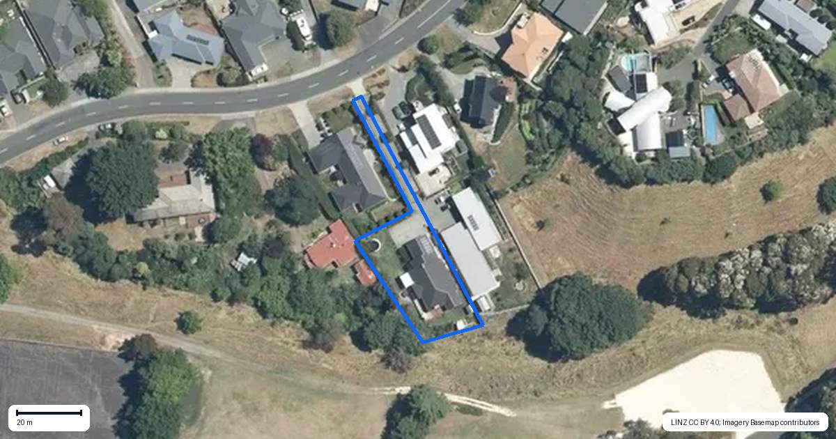 Property context map for 19B Iona Road, Havelock North