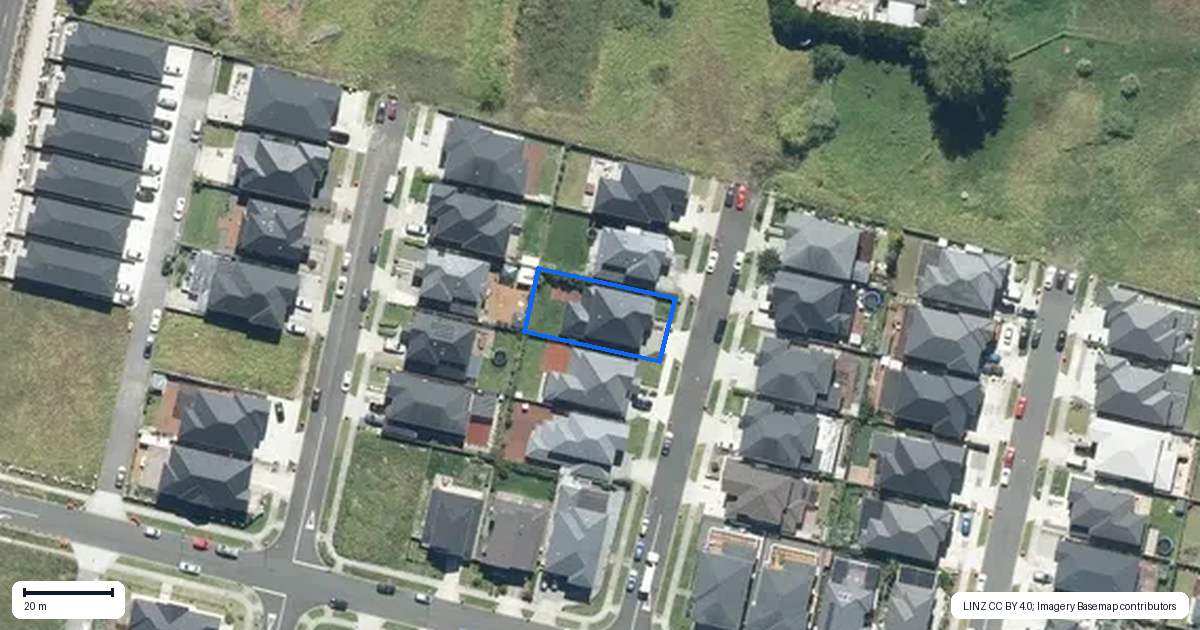 Property context map for 43 Timmer Road, Flat Bush, Auckland