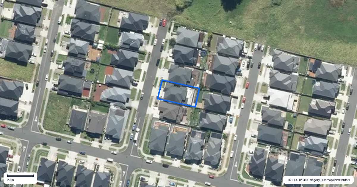 Property context map for 44 Timmer Road, Flat Bush, Auckland