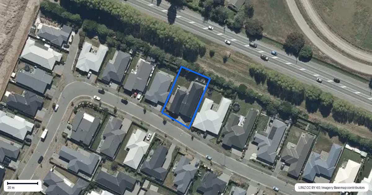 Property context map for 25 Davaar Crescent, Broomfield, Christchurch