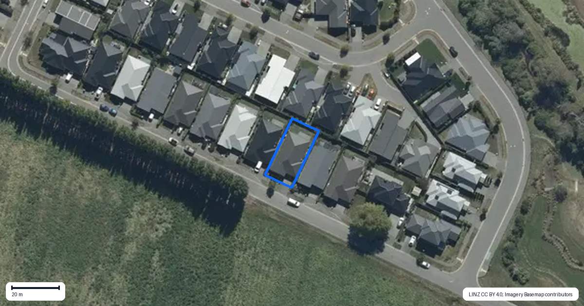 Property context map for 59 Thompsons Road, Belfast, Christchurch