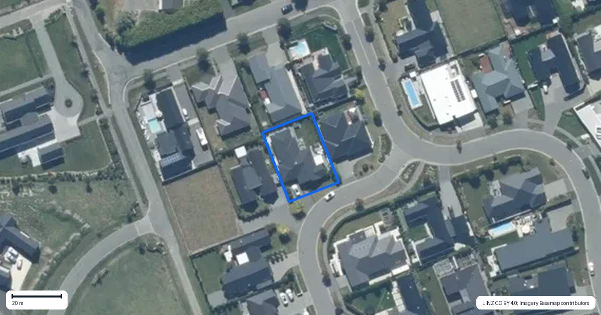 Property context map for 4 Ryan Place, Tai Tapu