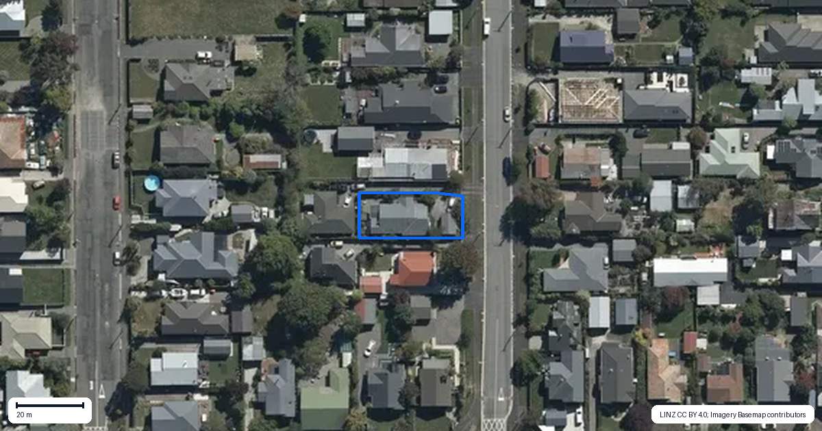 Property context map for 11 Nicholls Street, Richmond, Christchurch