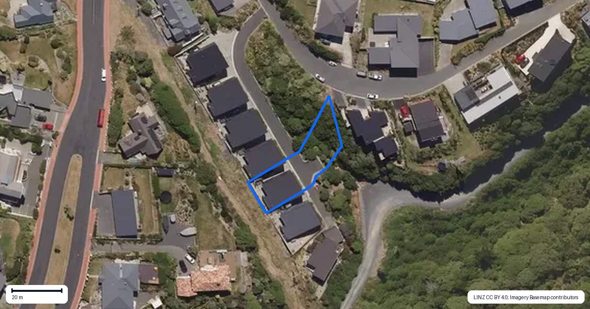 Property context map for 5/2 Clayton Street, Saint Clair, Dunedin