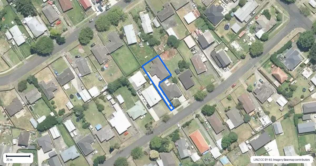 Property context map for 9A Holland Street, Pukekohe