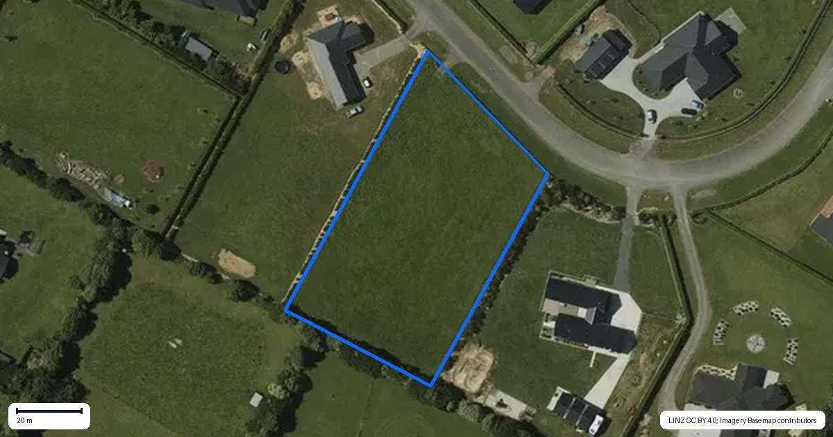 Property context map for 12 Oriwa Lane, Levin