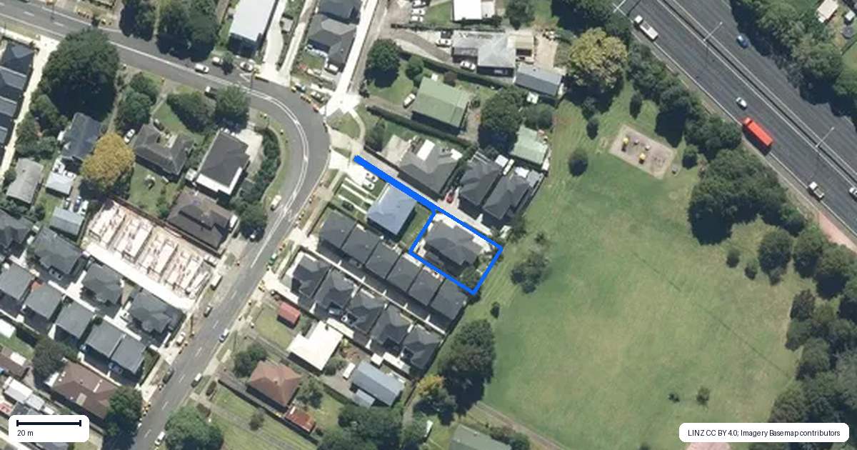 Property context map for 98A Kimpton Road, Papatoetoe, Auckland