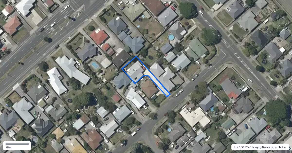 Property context map for 7A Coverdale Street, Onekawa, Napier