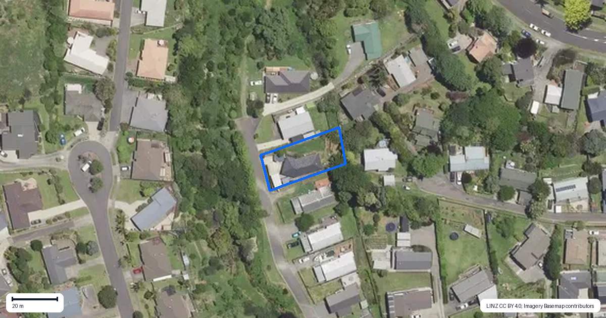 Property context map for 12 Farrow Way, Welcome Bay, Tauranga