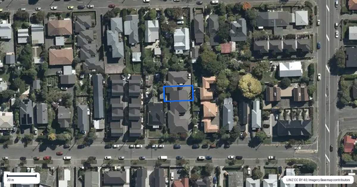 Property context map for 3/395 Armagh Street, Linwood, Christchurch