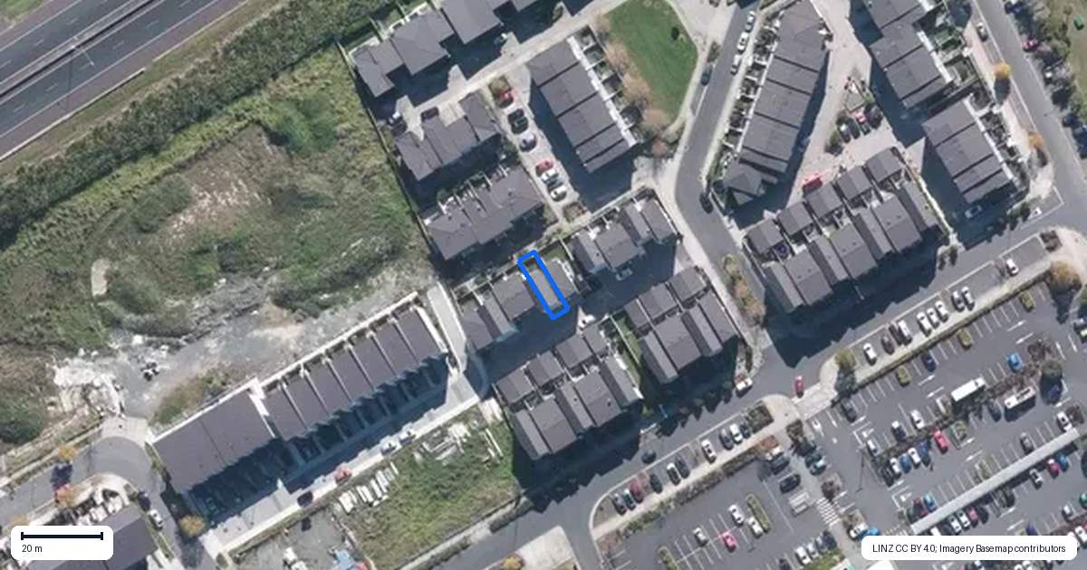 Property context map for 13 Glenae Lane, Hobsonville, Auckland