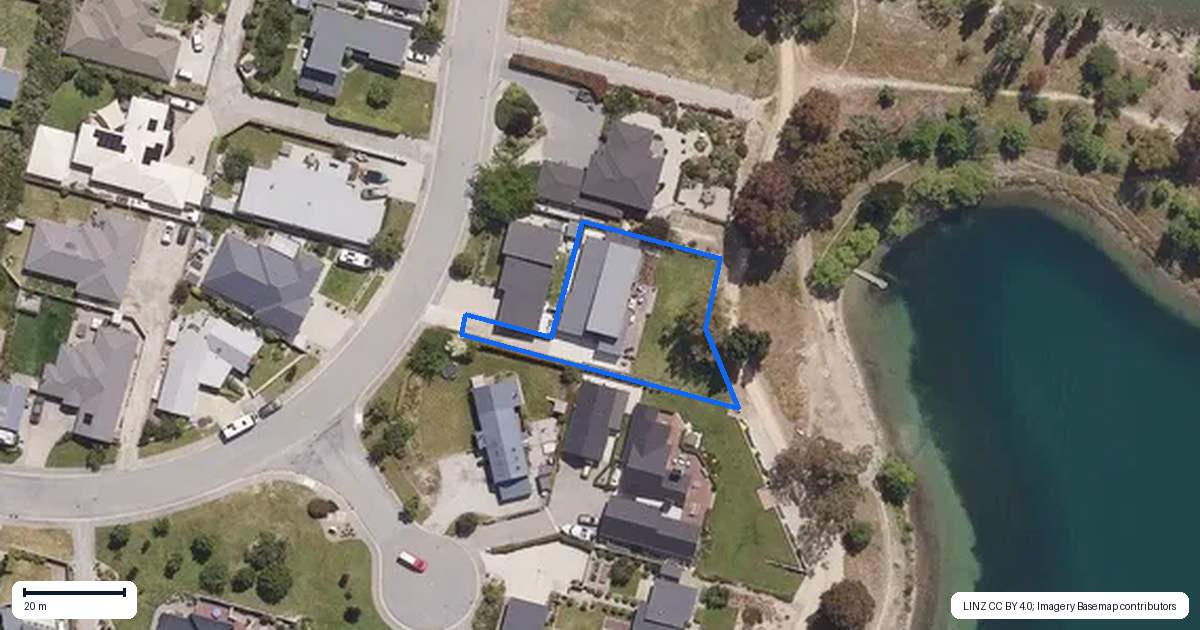 Property context map for 25A Sunhaven Cove, Cromwell