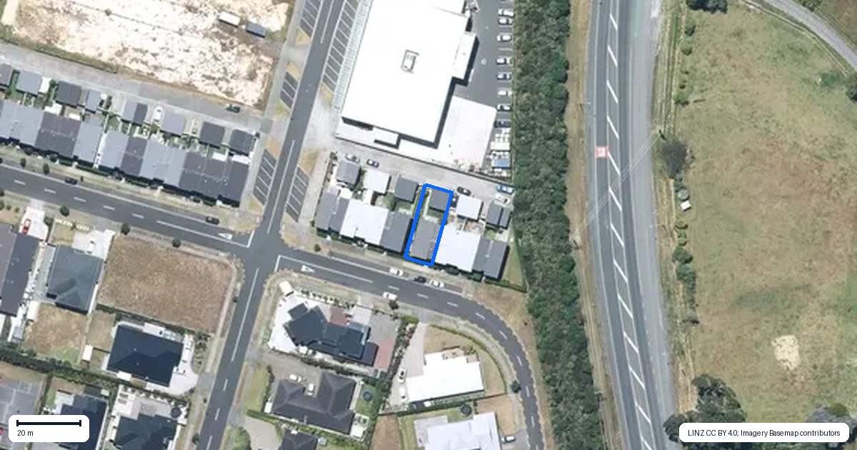 Property context map for 192 Seventh View Avenue, Beachlands, Auckland