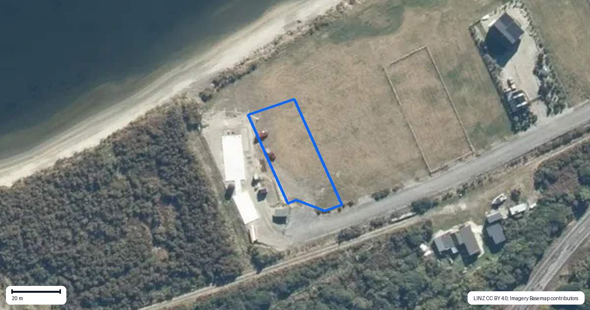 Property context map for 3 Fox Moth Drive, Haast