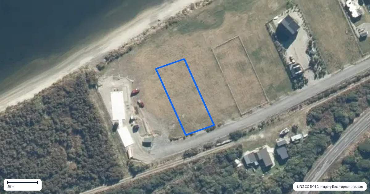 Property context map for 5 Fox Moth Drive, Haast