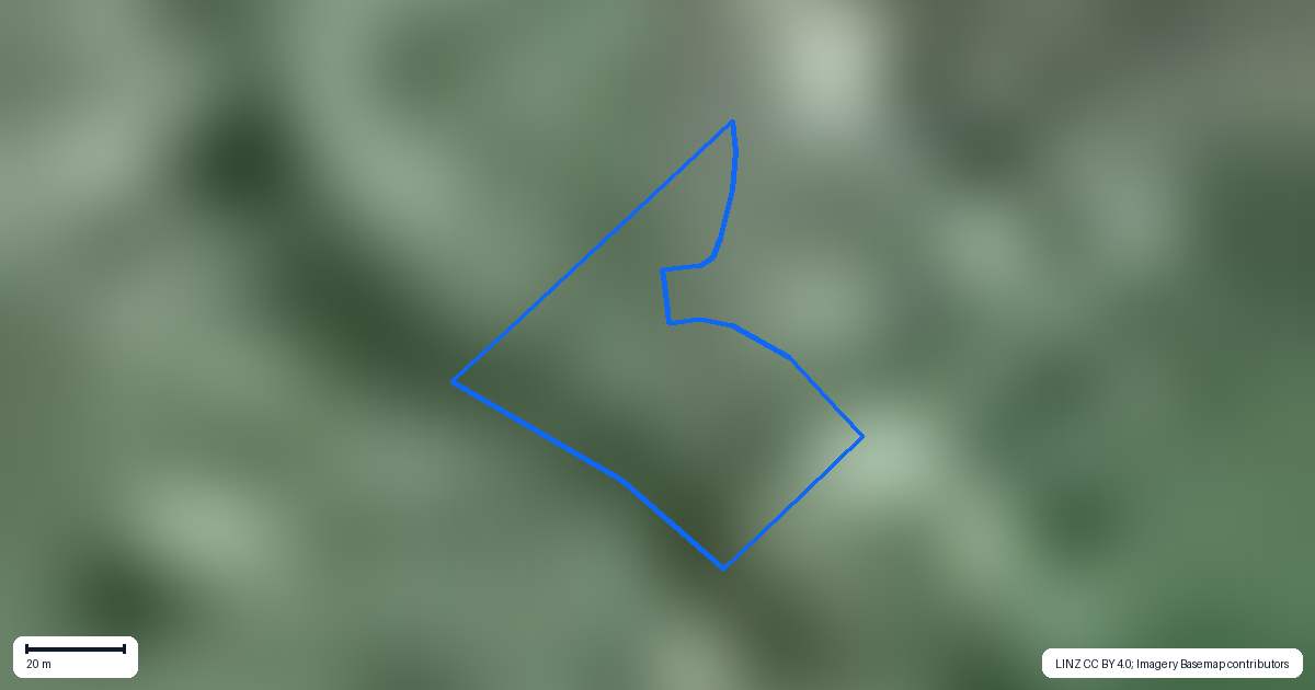 Property context map for 14 McLachlan Way, Pokeno