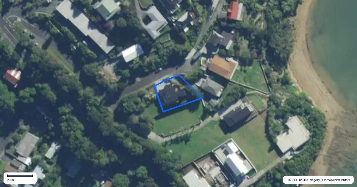 Property context map for 1A Veronica Street, Paihia