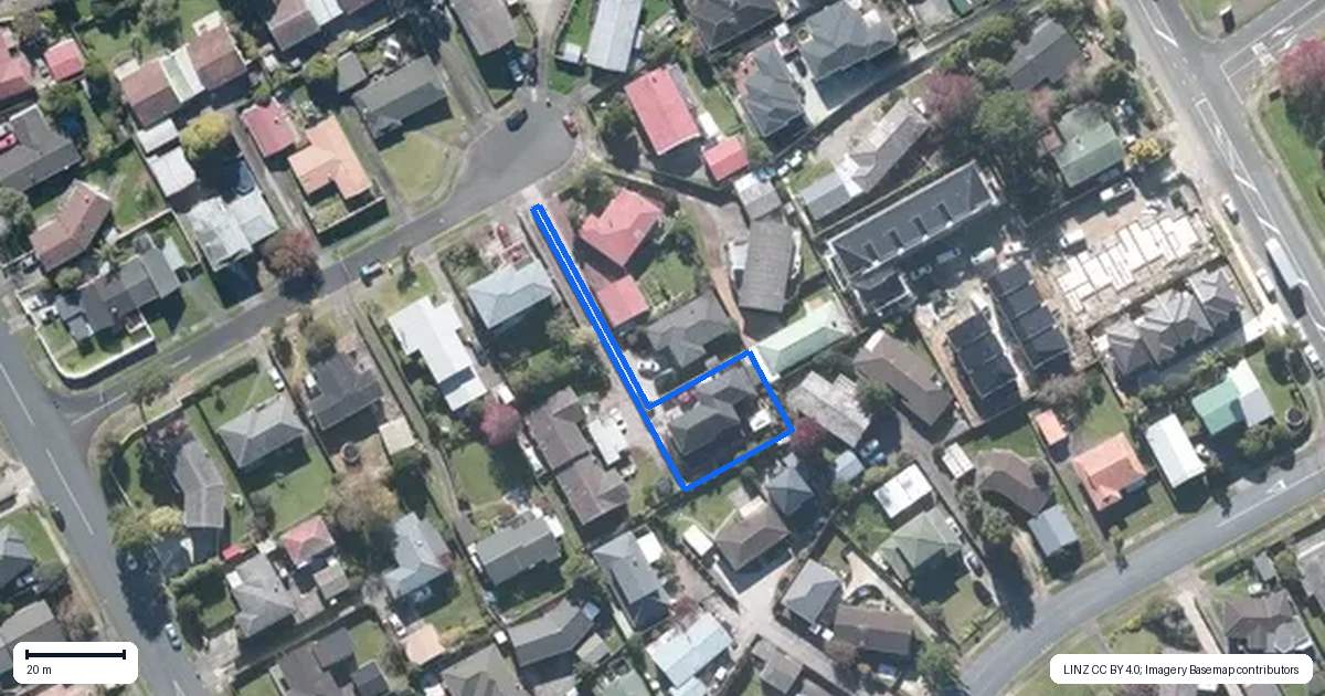 Property context map for 16A Cheam Place, Pakuranga Heights, Auckland