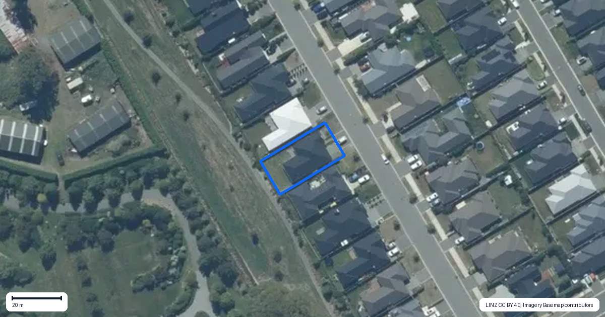 Property context map for 18 Hungerford Drive, Rolleston