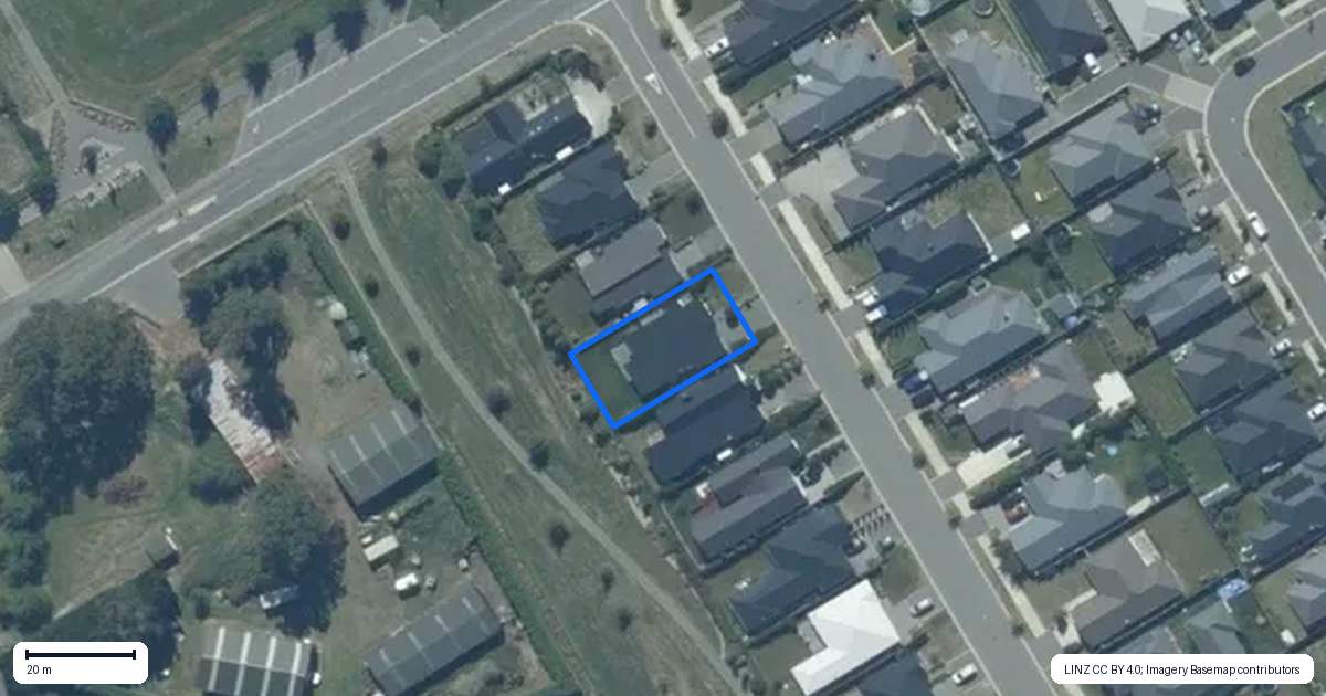 Property context map for 8 Hungerford Drive, Rolleston
