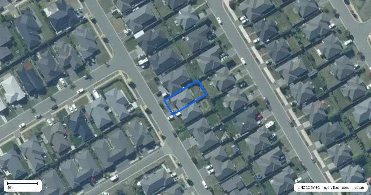 Property context map for 13 Ragley Way, Rolleston