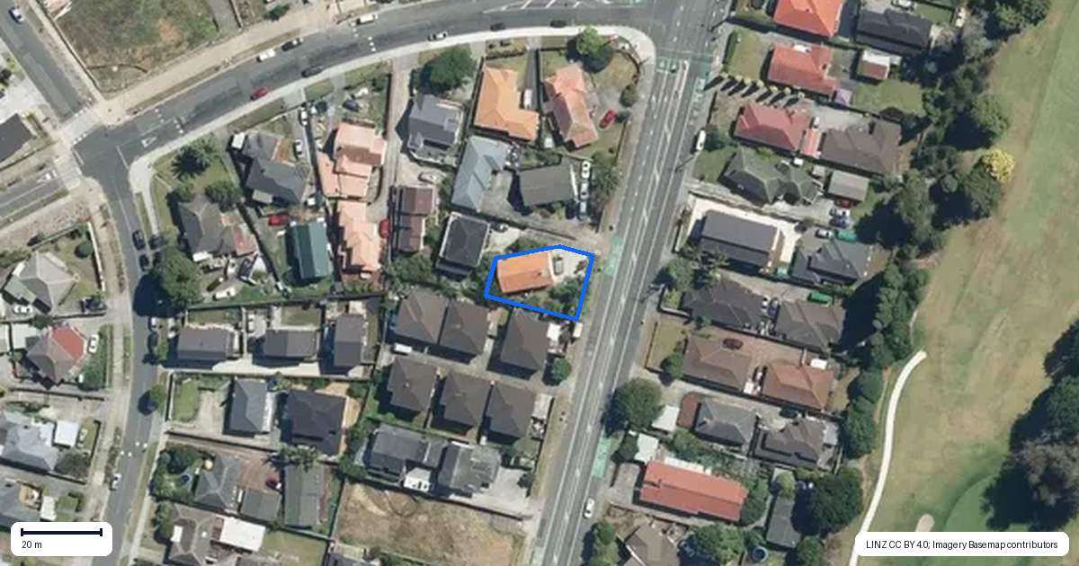 Property context map for 1157 Dominion Road, Mount Roskill, Auckland