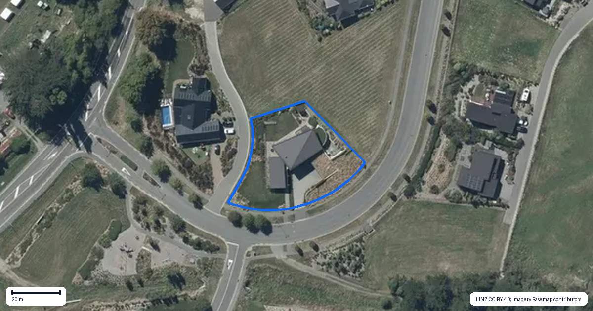 Property context map for 7 Kitcheners Knoll Road, Kennedys Bush, Christchurch