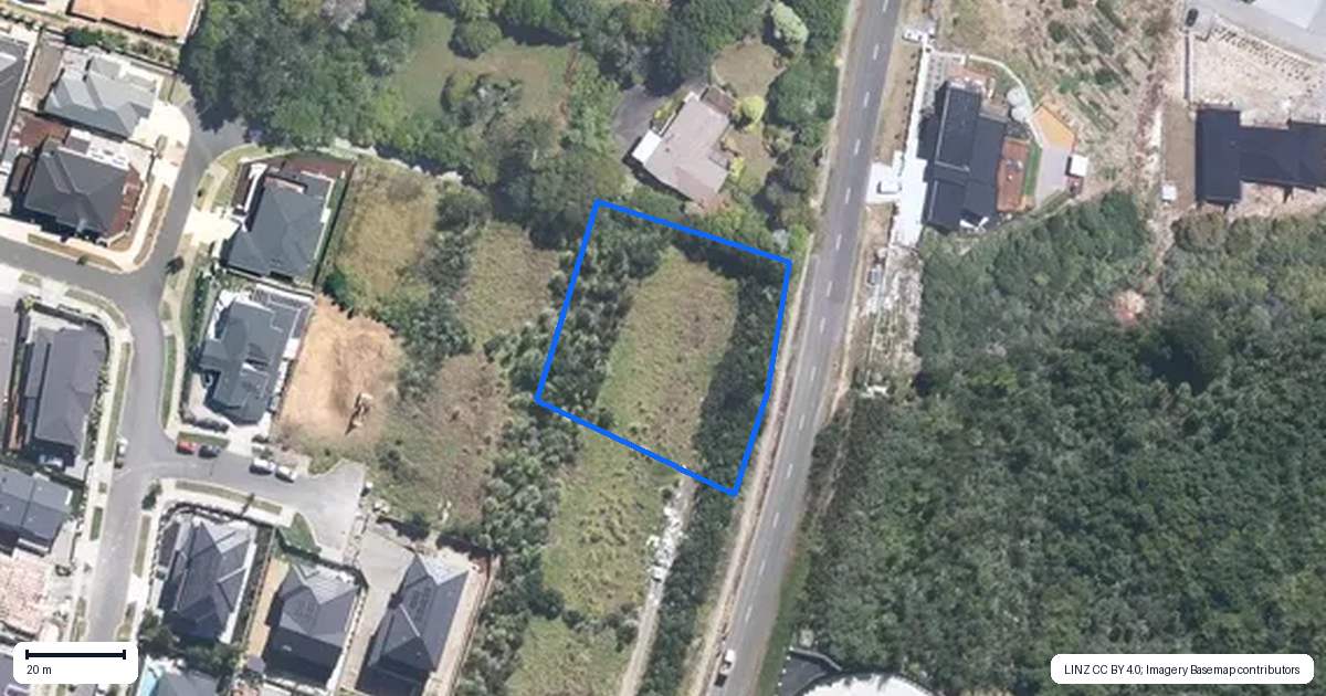 Property context map for 224 Point View Drive, East Tamaki Heights, Auckland