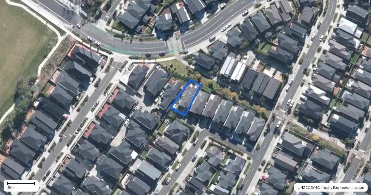 Property context map for 22 Silvereye Road, Hobsonville, Auckland